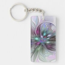 Farbige Fantasy-Abstrakte Moderne Fraktal-Blume