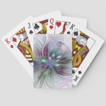 Farbige Fantasy-Abstrakte Moderne Fraktal-Blume