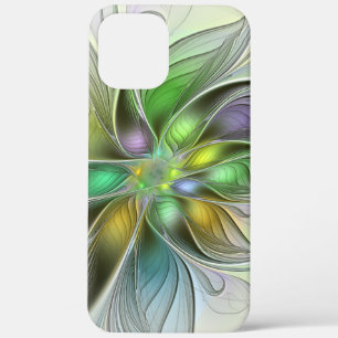 Farbige Fantasy-Blume Moderne Abstrakte Fraktal Case-Mate iPhone Hülle
