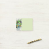 Farbige Fantasy-Blumen-Moderne Abstrakte Fraktale Post-it Klebezettel (Auf Schreibtisch)