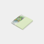 Farbige Fantasy-Blumen-Moderne Abstrakte Fraktale Post-it Klebezettel (angewinkelt)