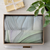 Farbige Fantasy-Blumen-Moderne Abstrakte Fraktale Seidenpapier (Geschenk)