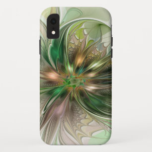 Farbige Fantasy Moderne Abstrakte Fraktal-Blume Case-Mate iPhone Hülle