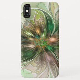 Farbige Fantasy Moderne Abstrakte Fraktal-Blume Case-Mate iPhone Hülle