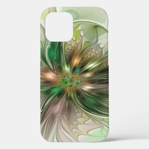 Farbige Fantasy Moderne Abstrakte Fraktalblume Case-Mate iPhone Hülle