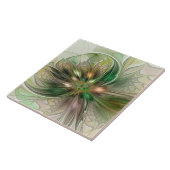 Farbige Fantasy Moderne Abstrakte Fraktale Fliese (Seite)