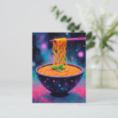 Farbige Fantasy-Ramen Postkarte (Stehend Vorderseite)