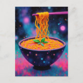 Farbige Fantasy-Ramen Postkarte (Vorderseite)