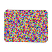 Farbige Farbe im Muster der Grafik Magnet (Horizontal)