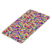 Farbige Farbe im Muster der Grafik Magnet (Linke Seite)