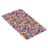 Farbige Farbe im Muster der Grafik Magnet (Rechte Seite)
