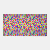 Farbige Farbe im Muster der Grafik Schreibtischunterlage (Vorderseite)