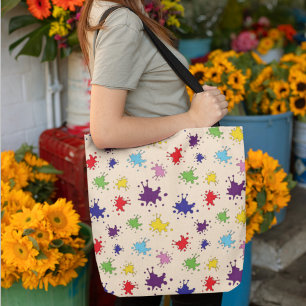 Farbige Farbe Spritzer Tinte Splash Tasche