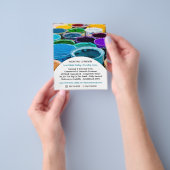 Farbige Farbknöpfe, Maler und Dekorator Flyer (Gruppe)