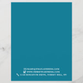 Farbige Farbknöpfe, Maler und Dekorator Flyer (Hinten)