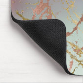Farbige Farbmischung Abstrakte Aquarellfarbe Mousepad (Ecke)
