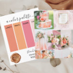 Farbige Farbpalette für Peach und Blush Wedelfarbe<br><div class="desc">Farbige Farbpalette für Peach und Blush Wedding 2024</div>