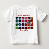 Farbige Farbpalette Playful Baby T-shirt (Rückseite)