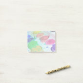 Farbige Farbpalette Post-it Klebezettel (Auf Schreibtisch)