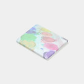 Farbige Farbpalette Post-it Klebezettel (angewinkelt)