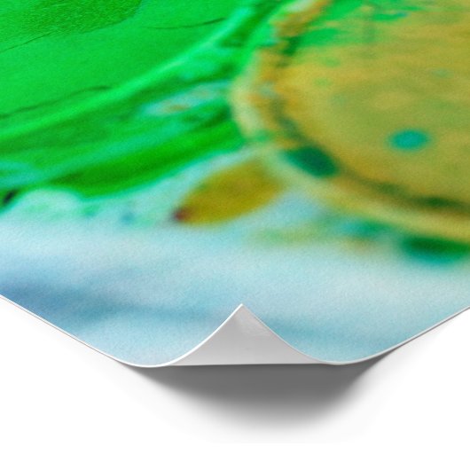 Farbige Farbpalette Poster (Ecke)