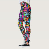 Farbige Farbspritzer Leggings (Links)