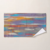 Farbige Farbstreifen Badhandtuch Set (Handtuch)