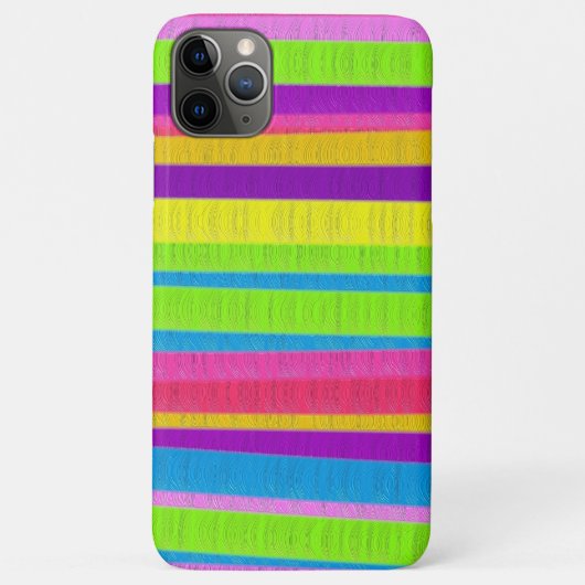 Farbige Farbstreifen Case-Mate iPhone Hülle (Rückseite)