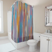 Farbige Farbstreifen Duschvorhang (Beispiel)