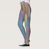 Farbige Farbstreifen Leggings (Links)