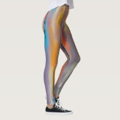 Farbige Farbstreifen Leggings (Rechts)