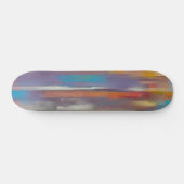 Farbige Farbstreifen Skateboard (Horizontal)