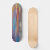 Farbige Farbstreifen Skateboard (Vorderseite)