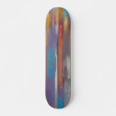 Farbige Farbstreifen Skateboard (Vorne)
