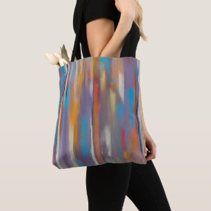 Farbige Farbstreifen Tasche