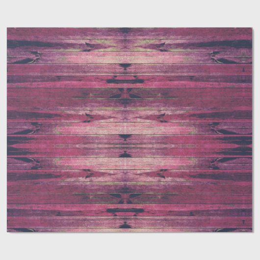 Farbige Farbtöne aus rustikalem Holz Geschenkpapier (Flach)