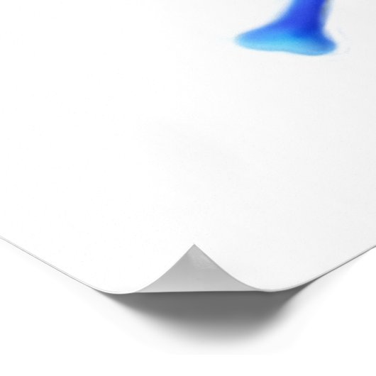 Farbige Färbung Gift Frosch drucken Poster (Ecke)