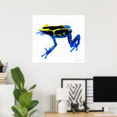Farbige Färbung Gift Frosch drucken Poster (Heimbüro)