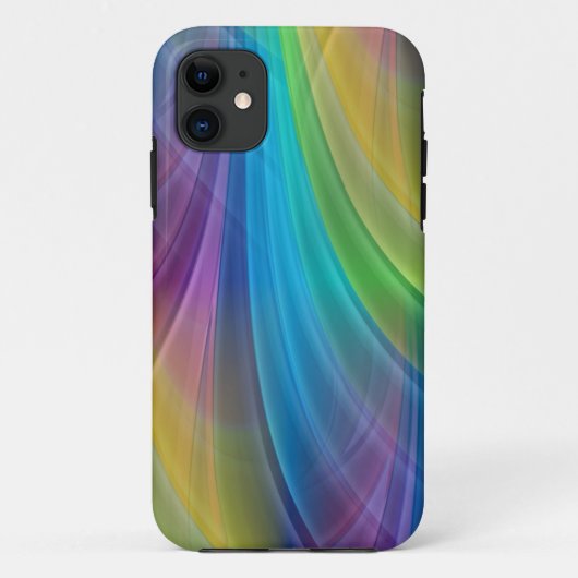 Farbige Farbverläufe Rays - blau Case-Mate iPhone Hülle (Rückseite)