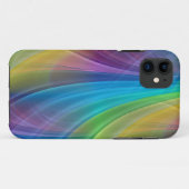 Farbige Farbverläufe Rays - blau Case-Mate iPhone Hülle (Rückseite (Horizontal))