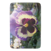 farbige Feder Pansy Badematte (Vorderseite Vertikal)