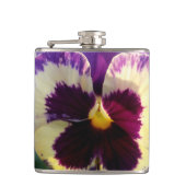 farbige Feder Pansy Flachmann (Vorderseite)