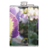 farbige Feder Pansy Flachmann (Rückseite)