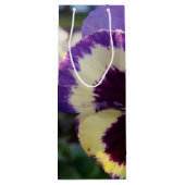 farbige Feder Pansy Geschenktüte Für Weinflaschen (Rückseite)
