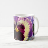 farbige Feder Pansy Kaffeetasse (VorderseiteRechts)