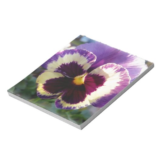 farbige Feder Pansy Notizblock (Rotiert)