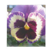 farbige Feder Pansy Notizblock (Vorderseite)