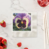 farbige Feder Pansy Serviette (Beispiel)