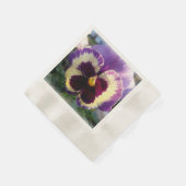 farbige Feder Pansy Serviette (Ecke)