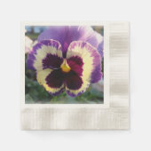 farbige Feder Pansy Serviette (Vorderseite)